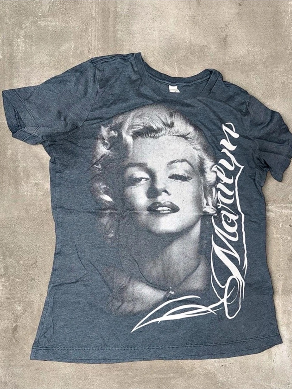 Marilyn Monroe Graphic Tee in Blue